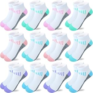 Bemeol Pastell Knöchelsocken Mädchen 12 Paar