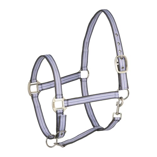 Cabezada de cuadra Adepto morada talla F de cincha resistente