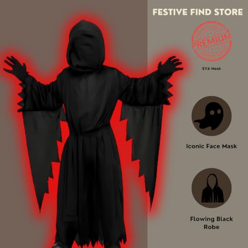 Festive Discover Retailer Scary Scream Costume Horror Halloween Costume - Image 4