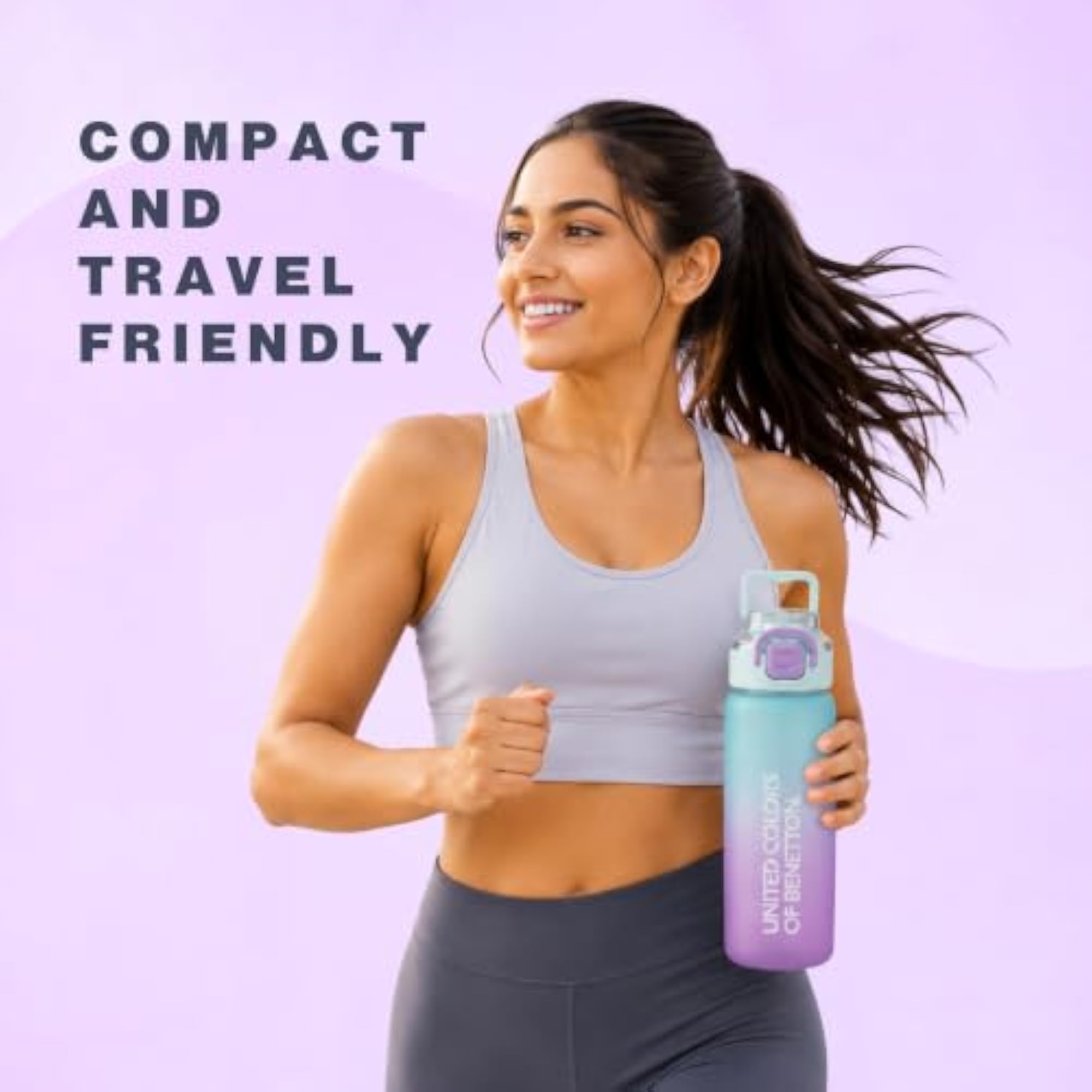Plastic Reusable Drinkware Water Bottle