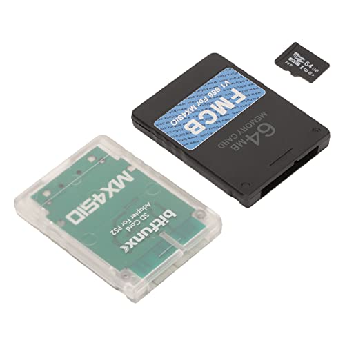 Adaptateur MX4SIO SIO2SD Carte TF 64Go FMCB pour Console PS2 OPL 1.2