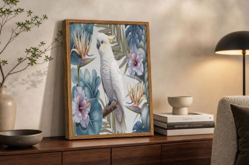 Impression sur toile perroquet haute définition grand format 80x120 cm réaliste