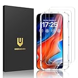 UNBREAKcable 2-Pack Screen Protector for iPhone 16 Pro Max, Double Shatterproof Tempered Glass [Easy Installation Frame] [9H Hardness] [99.99% HD Clear] [Case Friendly] for Apple 16 Pro Max 6.9 inch