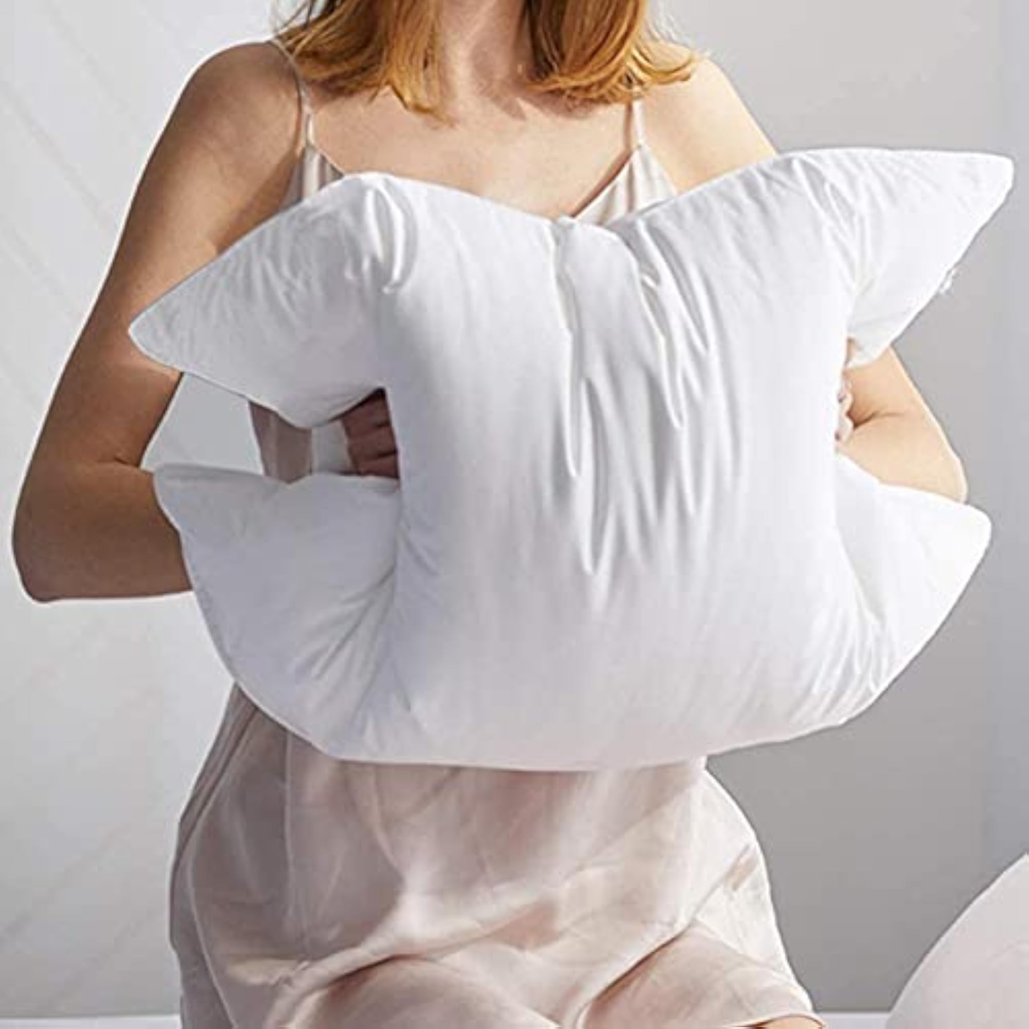 Cotton White Goose Down and Feather Pillow, King Size