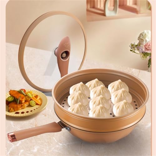 Wok cerámico antiadherente con micro presión integrada miniatura 3