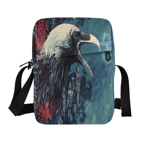 Bird Night Bloody messenger bags for women crossbody bag men Womens Cross Body Purse Bags Adjustable Strap for Shopping work