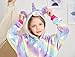 Kids Unicorn Onesie Girls Animal Costume Cosplay Pajamas 8-10 Years