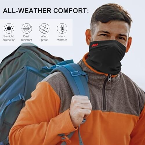 FRP Neck Gaiter, Unisex Face Scarf Cover Breathable, Lightweight Neck Warmer, Sun Protection & Wind-proof for Outdoor Activity, Neck Scarf for Men & Women2