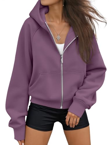 Image of AUTOMET Womens Zip Up Hoodies Fleece Jackets 2026 Oversized Sweatshirts | Fall Fashion Outfits Trendy Winter Fleece Clothes 2026