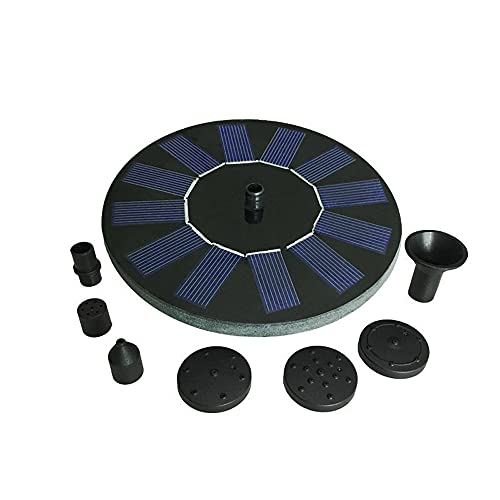 Bomba de fuente solar circular flotante con batería y accesorios 2
