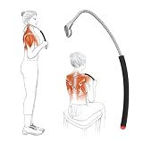 LittleMum Stainless Steel Deep Tissue Massage Hook, Trigger Point Cane Massager for Myofascial Relea