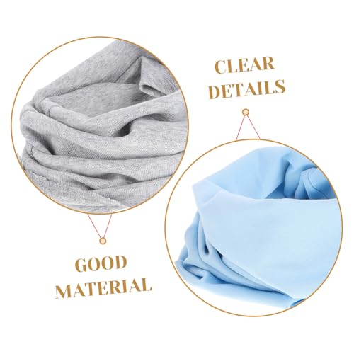 FRCOLOR 2pcs Boy Girl Neck Warmer Scarf Thick Warm Scarves for Outdoor Activities Stylish Comfortable for Boys and Girls Cold Weather3