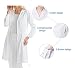 BSTT Mujer Bata de Laboratorio Blanco Uniformes de Trabajo Nueva Mejora Mangas...
