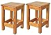 Mebel 07 Verso Tabouret Bois 2 pièces Petit Tabouret Bois Brut I Stool Naturel Multi-Function Tabouret De Banc en Bois I Massif Tabouret Bois Jardin I Marchepied en Bois Tabouret De Bain