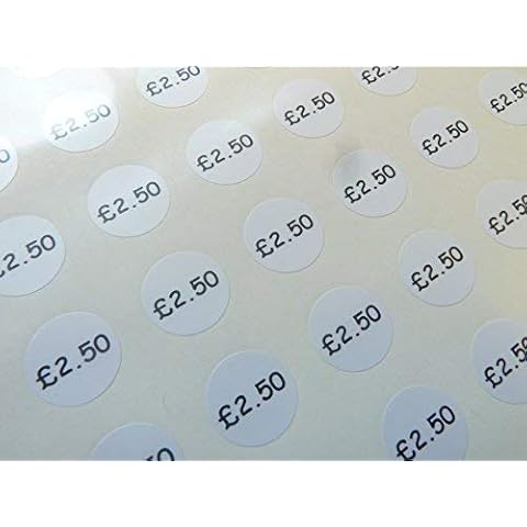Self-Adhesive 13mm Circular Pricing Labels Cover