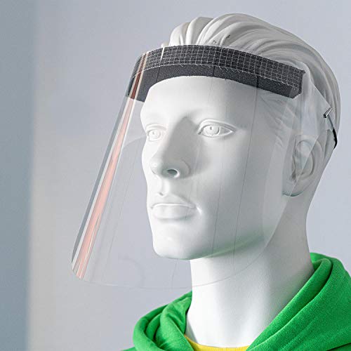 Preisvergleich Produktbild 5 Stück Gesichtschutz Visier PET hochtransparent