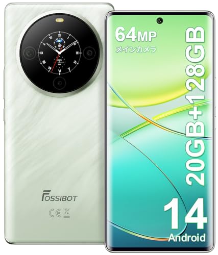 Amazon | FOSSiBOT S3 Pro SIMフリー スマホ 本体 20GB+128GB