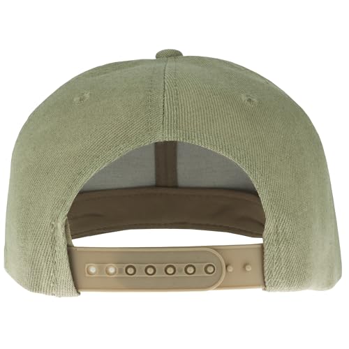 Image of Gelante Snapback Hats for Men - Flat Bill Brim Baseball Cap Hat - Plain Blank Adjustable