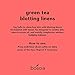 boscia Green Tea Blotting Linens - Vegan, Cruelty-Free, Natural Skin Care - Oil Blotting Sheets for Face - For Combination to Oily Skin Types - Travel Size - 100 Sheets