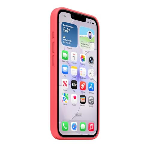 Image of Apple iPhone 17e Silicone Case with MagSafe - Bright Guava 