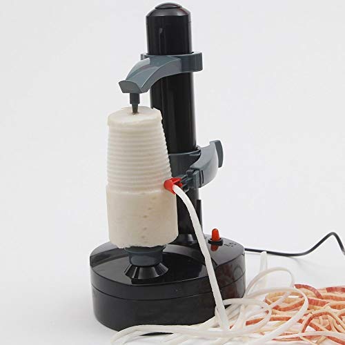 Mottdam Electric Potato Peeler Automatic Rotating Fruits & Vegetables Cutter Apple Paring Machine - Kitchen Peeling Tool-2 Extra Blades #TOP2