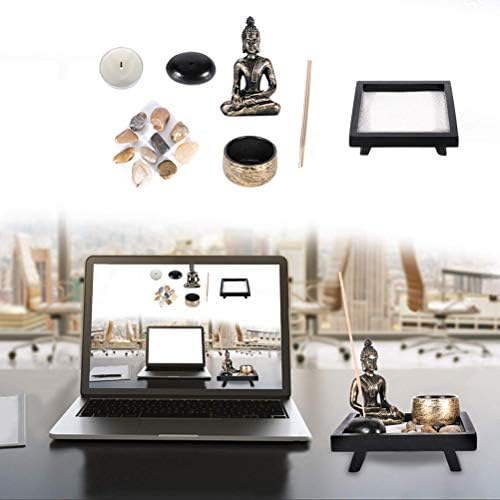 Bougeoir Bouddha Argenté 25 Cm PORTE BOUGIE Zen - Maison