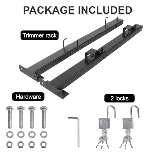 Fumingpal Trimmer Racks for Open Trailers and Heavy Duty Backpack Blower Rack