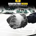 MIKKUPPA Car Wash Mitt Microfiber, Gray, 2 Pack, 10" x 7" - Image 3