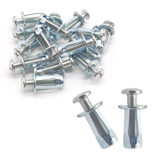 Vordpe 15 tacos de metal para cavidades, M6 x 30, para cavidades huecas de metal, tacos para cavidad Fischer, tacos para placas de yeso, tacos de metal, tacos de expansión