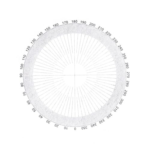 Microscope Reticle Eyepiece Micrometer 360 Degree Angle Diameter 20.4 Mm for Biological Microscope