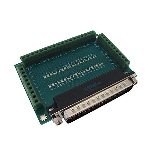 MDFLY DB37 Male Signals Breakout Board Screw terminals Parallel Right Angle 3.96