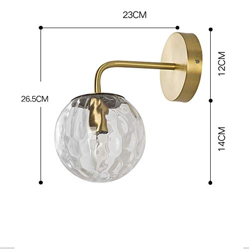 Aplique de pared moderno de latón para iluminación interior de salones 2