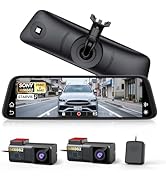 AUTO-VOX T9 Pro ドライブレコーダー ミラー型 前後カメラ 分離式