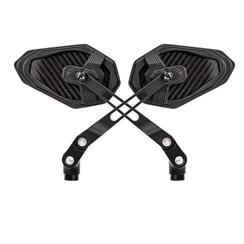 Rétroviseur Moto Embout Guidon Anti Vibration pour Remplacement 8 10mm