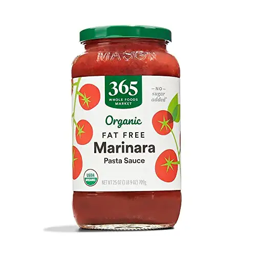 Organic Fat Free Marinara Pasta Sauce, 25 Ounce