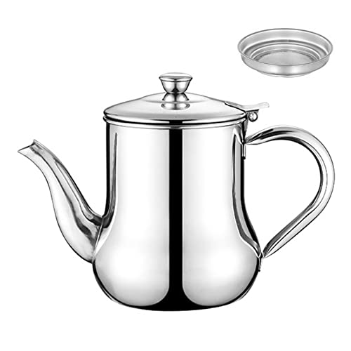 Fetttrennkanne Ölsieb Topf Edelstahl Kanne Mit Sieb Ölsieb Topf Fettkanne 18oz Edelstahl Ölvorrat Dosenbehälter Mit Feinmaschigem Sieb Geeignet Für Die Lagerung Von Frittieröl Und Speisefett Für Hause