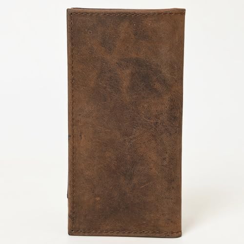 Western Floral Rodeo Bifold Men Women Genuine American Leather Wallet4