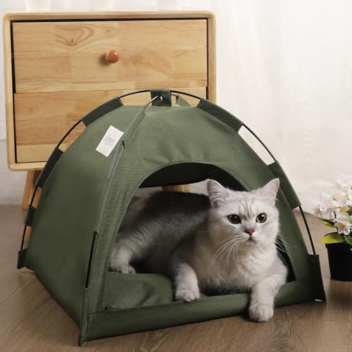 Duqulle Grotte de Tente pour Chien | Lits de Pliables pour Chats – vue 2