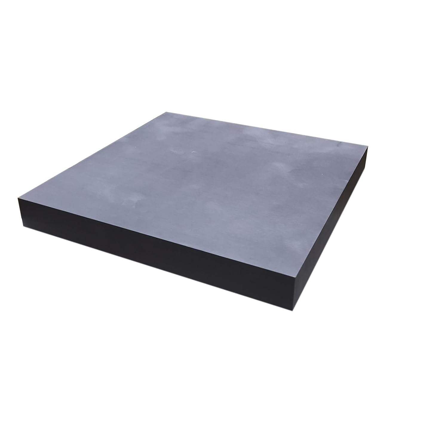 OTOOLWORLD 99.9% Purity Graphite Ingot Block EDM Graphite Plate Milling Surface (200MMx200MMx20MM)
