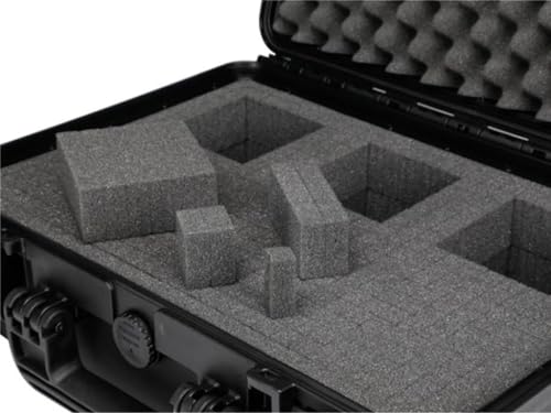 Velleman HC540SH245 Maleta Rígida con Espuma Alveolar, negro, 594 x 473 x 270 mm - imagen 5