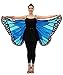 Seasons Adult Monarch Butterfly Cape Wings, Halloween Cape One Size for Women,Blue