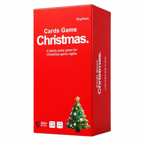 Prythian Cards Game Christmas Party Edition – Hilarious Adult Card Game for Holiday Gatherings | 500+ Festive Cards | Perfect for Friends, Coworkers & Adult Family Members | Ages 17+