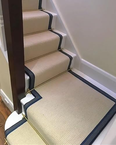 Tringles d'escalier 5 pièces en laiton de 76 cm de long
