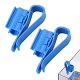 Changement d'eau sans effort : avec notre support de tuyau d'aquarium, changer l'eau de votre aquarium devient plus facile. Son collier de serrage au design exquis empêche les rayures sur le verre de l'aquarium et fournit une fixation et un remplacement sans couture du tuyau