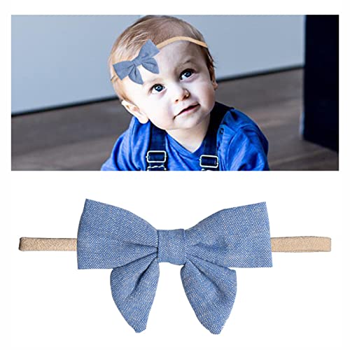 Faixa de cabelo para bebê com 10 peças, conjunto de acessórios para arco de cabelo infantil, tiaras