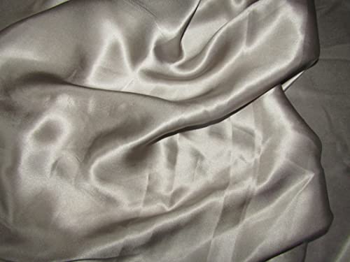 Satin de soie 137 cm drapé fluide thermorégulateur 24 momme - 2