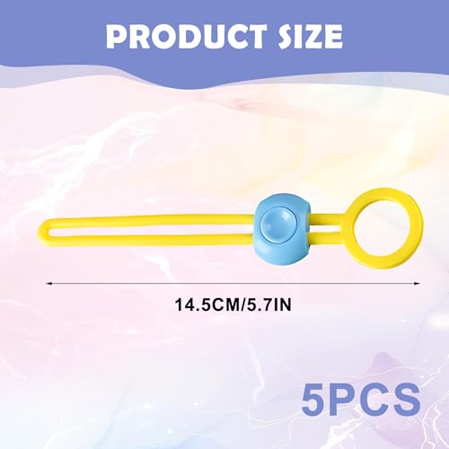 Image of 5Pcs Food Bag Clips for Food Storage, Reusable Kitchen Clips for Bags, Multi-Functional Foods Sealing Clips for Kitchen, Moisture-Proof Dustproof Sealers for Snacks, Rice, Coffee & Cable Organising