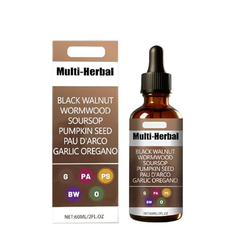 Gotas de Ajenjo de Nogal Negro - Fórmula herbal suave, revitalizante, aptas para hombres y mujeres,1pcs