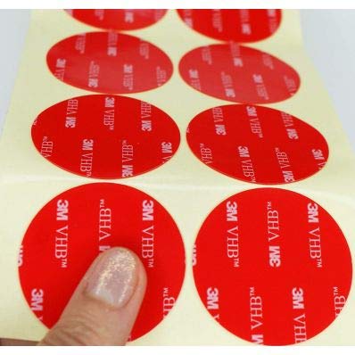 StickersLab - 5952 Biadesivo VHB A Schiuma Acrilica (10 Pezzi Diametro 38mm - Foto 2