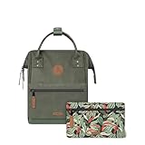 Photo Gallery cabaïa - zaino adventurer busan - mini 10l - idrorepellente - scomparto per pc fino a 10,5″ - 2 tasche intercambiabili - vegan certificato - zaino da viaggio, lavoro e scuola - verde Photo Gallery cabaïa - zaino adventurer busan - mini 10l - idrorepellente - scomparto per pc fino a 10,5″ - 2 tasche intercambiabili - vegan certificato - zaino da viaggio, lavoro e scuola - verde